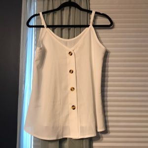 Button Up Tank Top